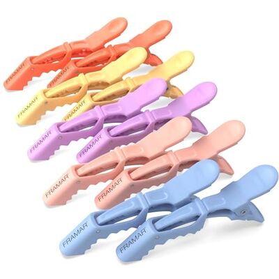 FRAMAR Molas de cabelo cabeleireiro molas de cabelo profissionais para secções e penteados, molas de cabelo para mulher, molas de cabelo para mulher, molas de cabelo, fixação forte sem deslizar Para Seccionados y Peinados, Pinza Pelo Mujer, Pinzas Pelo FRAMAR Molas de cabelo cabeleireiro molas de cabelo profissionais para secções e penteados, molas de cabelo para mulher, molas de cabelo para mulher, molas de cabelo, fixação forte sem deslizar Para Seccionados y Peinados, Pinza Pelo Mujer, Pinzas Pelo