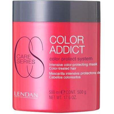 Lendan Máscara de cabelo tingido máscara de cor Addict 500 ml Protege a cor dos cabelos tingidos Nutre, hidrata e protege a cutícula Melena mais brilhante e suave Lendan Máscara de cabelo tingido máscara de cor Addict 500 ml Protege a cor dos cabelos tingidos Nutre, hidrata e protege a cutícula Melena mais brilhante e suave
