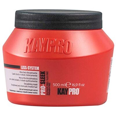 KayPro KEPRO Kay Pro PRO-SLEEK Liss System máscara disciplinadora para cabelo alisado e tratado quimicamente 500 ml KayPro KEPRO Kay Pro PRO-SLEEK Liss System máscara disciplinadora para cabelo alisado e tratado quimicamente 500 ml