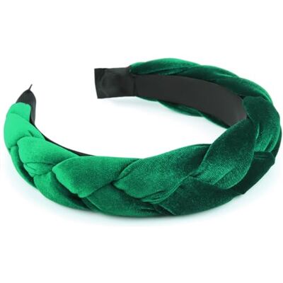 DRESHOW Diademas Trançadas para Mulher Aro de Veludo Elástico Criss Cross Faixas para o Cabelo Acessórios DRESHOW Diademas Trançadas para Mulher Aro de Veludo Elástico Criss Cross Faixas para o Cabelo Acessórios