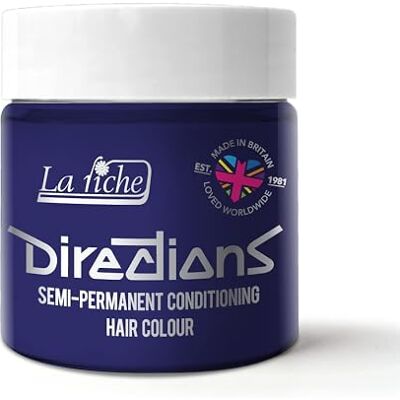 La Riche Directions Semi-Permanent Hair Color Bote de 100 ml (Midnight Blue) La Riche Directions Semi-Permanent Hair Color Bote de 100 ml (Midnight Blue)
