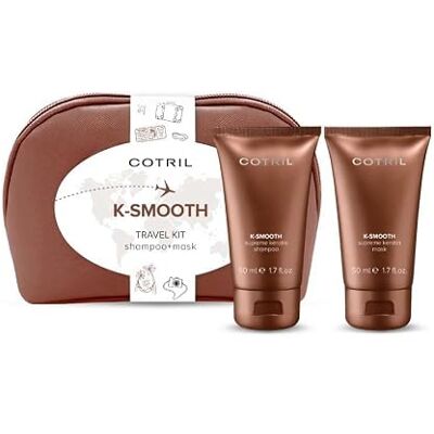 Cotril K-Smooth Saco com champô de 50 ml + máscara de 50 ml Cotril K-Smooth Saco com champô de 50 ml + máscara de 50 ml