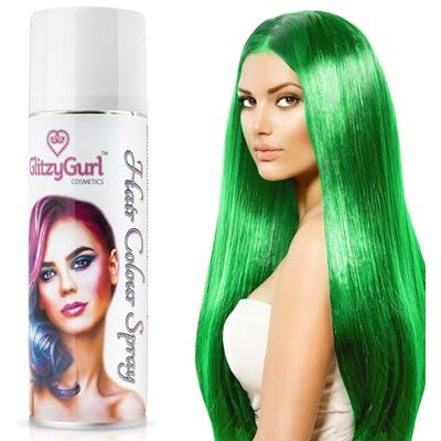 GlitzyGurl Hair Color Spray 125 ml Loose (Fluo Green) GlitzyGurl Hair Color Spray 125 ml Loose (Fluo Green)