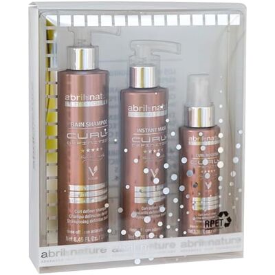 abril et nature Set Cuidado Capilar Profissional Curly Definition Define, Hidrata e Elimina o Frizz Pack Champô, Máscara e Sérum para Cabelos Cacheados e Ondulados Cabelo Macio e Brilhante 550ml abril et nature Set Cuidado Capilar Profissional Curly Definition Define, Hidrata e Elimina o Frizz Pack Champô, Máscara e Sérum para Cabelos Cacheados e Ondulados Cabelo Macio e Brilhante 550ml