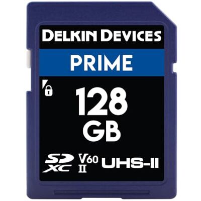 Delkin - Prime SDXC 128GB UHS-II - Cartão de memória Delkin - Prime SDXC 128GB UHS-II - Cartão de memória