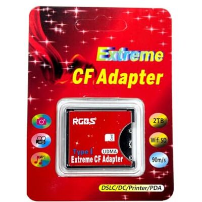RGBS SD SDHC SDXC de alta velocidade extrema tipo Compact Flash CF I adaptador de cartão de memória UDMA suporte 16/32/64/128 GB RGBS SD SDHC SDXC de alta velocidade extrema tipo Compact Flash CF I adaptador de cartão de memória UDMA suporte 16/32/64/128 GB