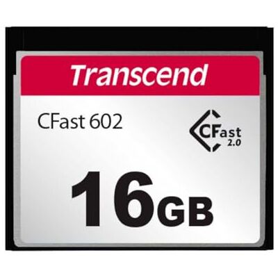 Transcend Cartões de memória do modelo CFast 2.0 CFX602 16GB Transcend Cartões de memória do modelo CFast 2.0 CFX602 16GB