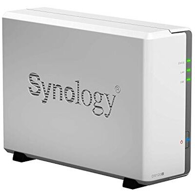 Synology DS120j 1 Bay Desktop NAS Enclosure, preto Synology DS120j 1 Bay Desktop NAS Enclosure, preto