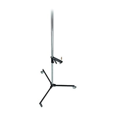 Manfrotto 231CS Tripé com rodas, prateado Manfrotto 231CS Tripé com rodas, prateado
