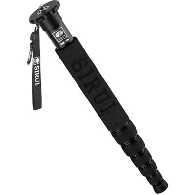 Sirui Monopie para câmera, 156 cm monopé de fotografia profissional de 6 secções, monopé de alumínio para câmara, DSLR, monopé de viagem portátil leve, carga máxima 8 kg AM-306 M Sirui Monopie para câmera, 156 cm monopé de fotografia profissional de 6 secções, monopé de alumínio para câmara, DSLR, monopé de viagem portátil leve, carga máxima 8 kg AM-306 M