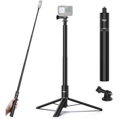 ULANZI TT52 Selfie Stick tripé de 150 cm para Insta360 X3/X4/X5/GO 3/Flow/ONE RS/GO 2/ONE X2/ONE R/ONE X/ONE, bastão de ação, monopé fotográfico compatível com DJI ULANZI TT52 Selfie Stick tripé de 150 cm para Insta360 X3/X4/X5/GO 3/Flow/ONE RS/GO 2/ONE X2/ONE R/ONE X/ONE, bastão de ação, monopé fotográfico compatível com DJI