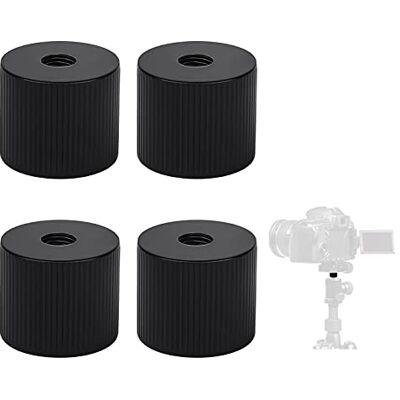 Dasyusuo 4 peças porca tripé adaptadores de porca de rosca padrão parafuso de rosca de 1/4" 20 adaptador parafuso de articulação de braços mágicos substituição de plataformas de tripé (2 x 1,7 cm) Dasyusuo 4 peças porca tripé adaptadores de porca de rosca padrão parafuso de rosca de 1/4" 20 adaptador parafuso de articulação de braços mágicos substituição de plataformas de tripé (2 x 1,7 cm)