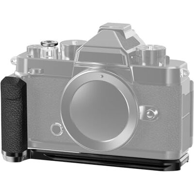 Neewer Zf Punho suporte em L compatível com Nikon Z f, suporte L placa base montagem retro com alça, punho polegar e botão obturador alumínio, compatível com cabeça tripé tipo arco, CA134 Neewer Zf Punho suporte em L compatível com Nikon Z f, suporte L placa base montagem retro com alça, punho polegar e botão obturador alumínio, compatível com cabeça tripé tipo arco, CA134