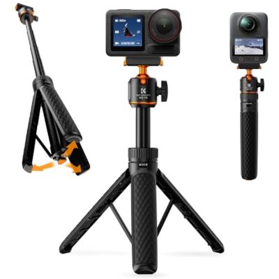 K&F CONCEPT Palo Selfie com tripé magnético de 65 cm Vara selfie com tripé de desbloqueio rápido, rótula de 360°, compatível com Osmo Action 5 Pro/4/3, Osmo 360, MS78 K&F CONCEPT Palo Selfie com tripé magnético de 65 cm Vara selfie com tripé de desbloqueio rápido, rótula de 360°, compatível com Osmo Action 5 Pro/4/3, Osmo 360, MS78