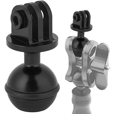 Vbestlife Suporte de cabeça de bola, Metal suporte de cabeça de bola giratório de 360 ° adaptador de lâmpada de fotografia para para para a série para Xiao Yi para (preto) Vbestlife Suporte de cabeça de bola, Metal suporte de cabeça de bola giratório de 360 ° adaptador de lâmpada de fotografia para para para a série para Xiao Yi para (preto)