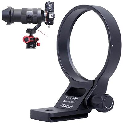 iShoot Anel de montagem em tripé colar de lente compatível com Tamron 35-150 mm f/2-2,8 Di III VXD A058 E Mount, suporte de lente parte inferior é arco -Swiss Fit câmara placa de libertação rápida iShoot Anel de montagem em tripé colar de lente compatível com Tamron 35-150 mm f/2-2,8 Di III VXD A058 E Mount, suporte de lente parte inferior é arco -Swiss Fit câmara placa de libertação rápida
