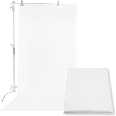 Selens 3 x 1,7 m difusor de tecido de nylon de seda branca difusão sem costura modificador de luz para iluminação fotográfica, softbox e lojas de luz Selens 3 x 1,7 m difusor de tecido de nylon de seda branca difusão sem costura modificador de luz para iluminação fotográfica, softbox e lojas de luz