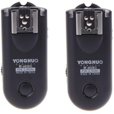YONGNUO Disparador remoto sem fio, disparador de flash RF-603II N1 para Nikon série D e similares. YONGNUO Disparador remoto sem fio, disparador de flash RF-603II N1 para Nikon série D e similares.