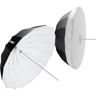 Neewer Guarda-chuva Refletor Parabólico de 104 cm com Interior Branco, Iluminação Suave com Bolsa Difusora, Dobrável Rápido para Câmara, Estúdio Fotográfico, Vídeo, Captura de Luz, Flash Neewer Guarda-chuva Refletor Parabólico de 104 cm com Interior Branco, Iluminação Suave com Bolsa Difusora, Dobrável Rápido para Câmara, Estúdio Fotográfico, Vídeo, Captura de Luz, Flash