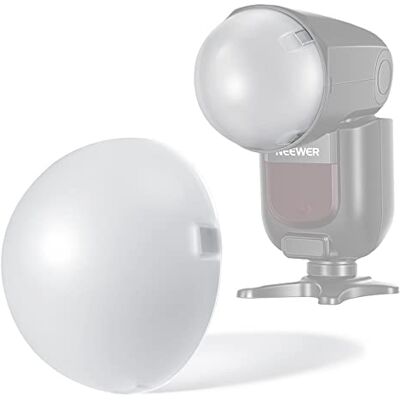 Neewer Difusor de cúpula magnética M12 para flash speedlite cabeça redonda Neewer Difusor de cúpula magnética M12 para flash speedlite cabeça redonda