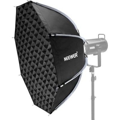 NEEWER Basics Kit Softbox octogonal para fotografia gravação de vídeo 35"/90 cm, Softbox/grade/difusor / armação Bowens libertação rápida para iluminação contínua, flash estroboscópico e estúdio NEEWER Basics Kit Softbox octogonal para fotografia gravação de vídeo 35"/90 cm, Softbox/grade/difusor / armação Bowens libertação rápida para iluminação contínua, flash estroboscópico e estúdio