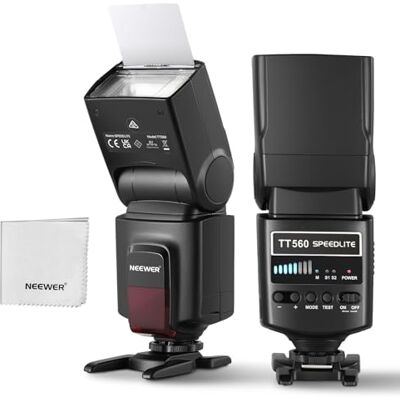 NEEWER TT560 Flash Speedlite Compatible con Canon Sony Nikon Panasonic Olympus Pentax y Otros DSLR, iluminación de Estudio, cámara Digital, con Garra Soporte para Accesorios estándar, Mini Soporte NEEWER TT560 Flash Speedlite Compatible con Canon Sony Nikon Panasonic Olympus Pentax y Otros DSLR, iluminación de Estudio, cámara Digital, con Garra Soporte para Accesorios estándar, Mini Soporte