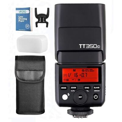 GODOX TT350C Mini Flash 2,4 G TTL HSS 1/8000S GN36 Câmara sem fios Flash GODOX TT350C Mini Flash 2,4 G TTL HSS 1/8000S GN36 Câmara sem fios Flash