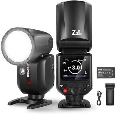 Neewer Z2PRO-F 2,4 G TTL Flash cabeça redonda Speedlite compatível com Fujifilm, sem fios compatível com Godox, 76 Ws 1/8000s HSS, interface aprimorada, interruptor TTL/M Tcm, bateria 7,2 V / 3000 m Neewer Z2PRO-F 2,4 G TTL Flash cabeça redonda Speedlite compatível com Fujifilm, sem fios compatível com Godox, 76 Ws 1/8000s HSS, interface aprimorada, interruptor TTL/M Tcm, bateria 7,2 V / 3000 m
