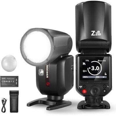 NEEWER Z2PRO-S 2,4G TTL Flash Speedlite cabeça redonda compatível com Sony Compatível com Godox, 76Ws HSS 1/8000s, UI melhorada, interruptor TTL/M TCM, 3000 mAh, 600 flashes, luz câmara com difusor NEEWER Z2PRO-S 2,4G TTL Flash Speedlite cabeça redonda compatível com Sony Compatível com Godox, 76Ws HSS 1/8000s, UI melhorada, interruptor TTL/M TCM, 3000 mAh, 600 flashes, luz câmara com difusor