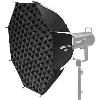 NEEWER Básico Softbox Octagonal Kit para fotografia estúdio gravação vídeo streaming, 25,6 "/65 cm armação Bowen libertação rápida Softbox/Grid/difusor luz / bolsa para Flash Strobe luz contínua NEEWER Básico Softbox Octagonal Kit para fotografia estúdio gravação vídeo streaming, 25,6 "/65 cm armação Bowen libertação rápida Softbox/Grid/difusor luz / bolsa para Flash Strobe luz contínua