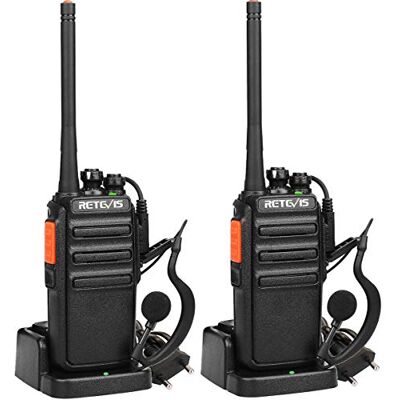 Retevis RT24 Walkie Talkie, som claro walkies profissionais PMR446 sem licença 16 canais CTCSS/DCS VOX Walkie Talkie com auriculares e carregador europeu, para adultos (preto, 1 par) Retevis RT24 Walkie Talkie, som claro walkies profissionais PMR446 sem licença 16 canais CTCSS/DCS VOX Walkie Talkie com auriculares e carregador europeu, para adultos (preto, 1 par)