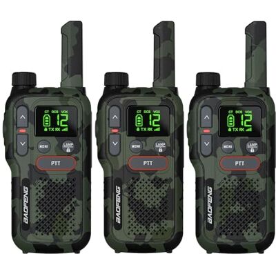 BAOFENG GT-18 Walkie Talkie para Crianças PMR446 Rádio sem Licença, Walky Talky Recarregável de Longo Alcance Bateria de 1500 mAh, PTT Duplo, 16 Canais, Escaneamento, Lanterna para Acampamento e BAOFENG GT-18 Walkie Talkie para Crianças PMR446 Rádio sem Licença, Walky Talky Recarregável de Longo Alcance Bateria de 1500 mAh, PTT Duplo, 16 Canais, Escaneamento, Lanterna para Acampamento e