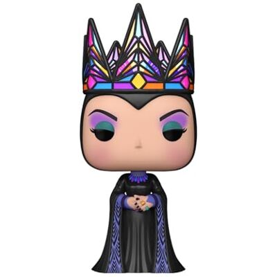 Funko Pop! Disney: Snow White Live Action Evil Queen (BL/BK) figura de vinil colecionável brinquedos para crianças e adultos fãs de cinema figura modelo para colecionadores Funko Pop! Disney: Snow White Live Action Evil Queen (BL/BK) figura de vinil colecionável brinquedos para crianças e adultos fãs de cinema figura modelo para colecionadores