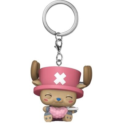 Funko Pop! Keychain: One Piece Tony Tony Chopper with Cotton Candy- mini figura de vinil colecionável porta-chaves original enchimento de meias ideia de presente mercadoria oficial Funko Pop! Keychain: One Piece Tony Tony Chopper with Cotton Candy- mini figura de vinil colecionável porta-chaves original enchimento de meias ideia de presente mercadoria oficial