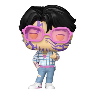 Funko Pop! Animation: Kpop Demon Hunters – Saja Boys Jinu Demon Pattern (Chase Variant) Figura de vinil colecionável com protetor de caixa Funko Pop! Animation: Kpop Demon Hunters – Saja Boys Jinu Demon Pattern (Chase Variant) Figura de vinil colecionável com protetor de caixa