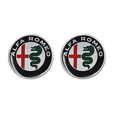 Alfa Romeo 4R Quattroerre.it autocolantes 3D oficiais logótipo cor, diâmetro 12 mm, 2 peças Alfa Romeo 4R Quattroerre.it autocolantes 3D oficiais logótipo cor, diâmetro 12 mm, 2 peças