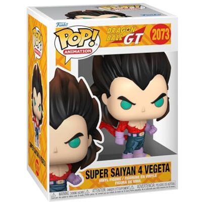 Funko Pop! Animation: Dragon Ball GT S Vegeta Figura de vinil colecionável ideia de presente Mercadoria oficial Brinquedos para crianças e adultos Fãs de anime boneco para colecionadores Funko Pop! Animation: Dragon Ball GT S Vegeta Figura de vinil colecionável ideia de presente Mercadoria oficial Brinquedos para crianças e adultos Fãs de anime boneco para colecionadores