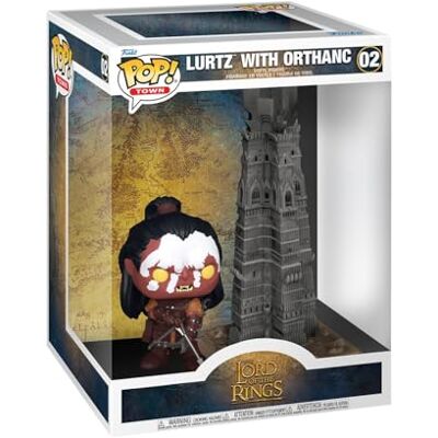 Funko Pop! Town: Lord of The Rings S9 – Lurtz with Tower o Senhor dos Anéis Figura de Vinil Colecionável Ideia de Presente Mercadoria Oficial Brinquedos para Crianças e Adultos Fãs de Funko Pop! Town: Lord of The Rings S9 – Lurtz with Tower o Senhor dos Anéis Figura de Vinil Colecionável Ideia de Presente Mercadoria Oficial Brinquedos para Crianças e Adultos Fãs de
