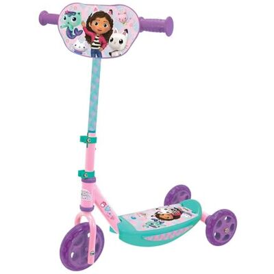 Smoby Trotinete Gabby's Dollhouse Trotinete de 3 rodas, guidão regulável em altura, chassis de metal robusto, até 20 kg A partir de 3 anos. (7600) Smoby Trotinete Gabby's Dollhouse Trotinete de 3 rodas, guidão regulável em altura, chassis de metal robusto, até 20 kg A partir de 3 anos. (7600)