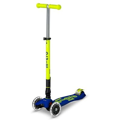 Micro Maxi Deluxe dobrável LED Scooter crianças 3 rodas 5-12 anos Rodada por inclinação, guiador regulável em altura, rodas PU com luz LED ativada por movimento, leve, engenharia suíça Micro Maxi Deluxe dobrável LED Scooter crianças 3 rodas 5-12 anos Rodada por inclinação, guiador regulável em altura, rodas PU com luz LED ativada por movimento, leve, engenharia suíça