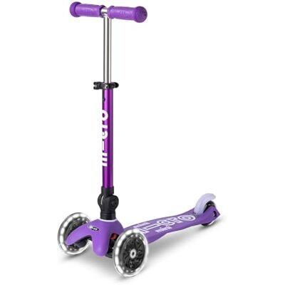 Micro ® Mini Deluxe LED skate de 3 rodas para crianças, dobrável, rodas com iluminação LED e rolamentos ABEC9, guiador regulável em altura, meninos e meninas 2-5 anos Patinete infantil premium, Scooter de 3 Ruedas con luces LED, Giro por inclinació Micro ® Mini Deluxe LED skate de 3 rodas para crianças, dobrável, rodas com iluminação LED e rolamentos ABEC9, guiador regulável em altura, meninos e meninas 2-5 anos Patinete infantil premium, Scooter de 3 Ruedas con luces LED, Giro por inclinació