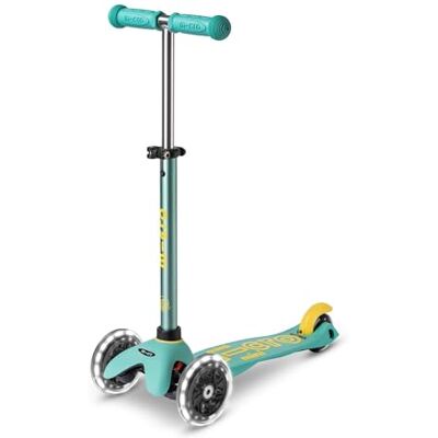 Micro Mini deluxe LED Scooter crianças 3 rodas 2-5 anos Rodada por inclinação, guiador regulável em altura rodas PU com luzes LED ativadas por movimento, leve, engenharia suíça Micro Mini deluxe LED Scooter crianças 3 rodas 2-5 anos Rodada por inclinação, guiador regulável em altura rodas PU com luzes LED ativadas por movimento, leve, engenharia suíça