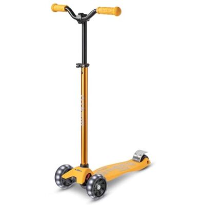 Micro ® Maxi Deluxe Pro LED Scooter de 3 rodas de alta gama, rodas mais largas com iluminação LED, deslizando suave e silencioso, 5 a 12 anos meninos e meninas Giro por inclinación, Manillar Ajustable Estilo Chopper, Ruedas anchas PU con luces LED Micro ® Maxi Deluxe Pro LED Scooter de 3 rodas de alta gama, rodas mais largas com iluminação LED, deslizando suave e silencioso, 5 a 12 anos meninos e meninas Giro por inclinación, Manillar Ajustable Estilo Chopper, Ruedas anchas PU con luces LED