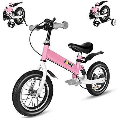 YBIKE Bicicleta sem pedais para crianças, bicicleta infantil dois em um com pedais, amortecedores, 12 14 polegadas adequada para crianças de 1 a 7 anos 4 cores bicicleta sem pedais criança YBIKE Bicicleta sem pedais para crianças, bicicleta infantil dois em um com pedais, amortecedores, 12 14 polegadas adequada para crianças de 1 a 7 anos 4 cores bicicleta sem pedais criança