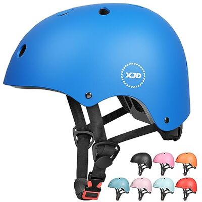 XJD Capacete de ciclismo para crianças ajustável capacete bicicleta criança capacete infantil skate Rollerskate de 3 a 14 anos de proteção para vários desportos XJD Capacete de ciclismo para crianças ajustável capacete bicicleta criança capacete infantil skate Rollerskate de 3 a 14 anos de proteção para vários desportos