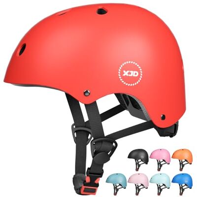XJD Capacete de Bicicleta para Crianças, Ajustável Capacete de Patinete, Capacete de Bicicleta para Meninos e Meninas de 3 a 14 Anos, Capacete Infantil com Certificação CE para Patinagem, Patinagem em XJD Capacete de Bicicleta para Crianças, Ajustável Capacete de Patinete, Capacete de Bicicleta para Meninos e Meninas de 3 a 14 Anos, Capacete Infantil com Certificação CE para Patinagem, Patinagem em