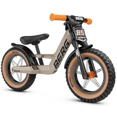 BERG Biky Cross Bicicleta sem pedais de magnésio para crianças (90-120 cm), rodas de 12 polegadas com pneus de ar, travão de mão, selim ajustável e limitador de direção seguro, ergonómico 2,5-5 años, 12 pulgadas, con freno de mano, cuadro ligero de magn BERG Biky Cross Bicicleta sem pedais de magnésio para crianças (90-120 cm), rodas de 12 polegadas com pneus de ar, travão de mão, selim ajustável e limitador de direção seguro, ergonómico 2,5-5 años, 12 pulgadas, con freno de mano, cuadro ligero de magn