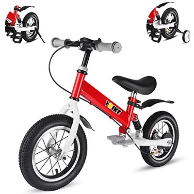 YBIKE Bicicleta sem pedais para crianças, bicicleta infantil dois em um com pedais, amortecedores, 12 14 polegadas adequada para crianças de 1 a 7 anos 4 cores bicicleta sem pedais criança YBIKE Bicicleta sem pedais para crianças, bicicleta infantil dois em um com pedais, amortecedores, 12 14 polegadas adequada para crianças de 1 a 7 anos 4 cores bicicleta sem pedais criança