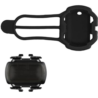 kwmobile Capa compatível com Garmin Cadence/Bryton/Magene/iGPSPORT Cadence suporte capa de silicone para acessório de velocidade e corrente de bicicleta preto kwmobile Capa compatível com Garmin Cadence/Bryton/Magene/iGPSPORT Cadence suporte capa de silicone para acessório de velocidade e corrente de bicicleta preto