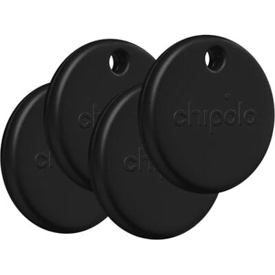Chipolo - Pop - Preto - Pacote 4 - Tracker Chipolo - Pop - Preto - Pacote 4 - Tracker